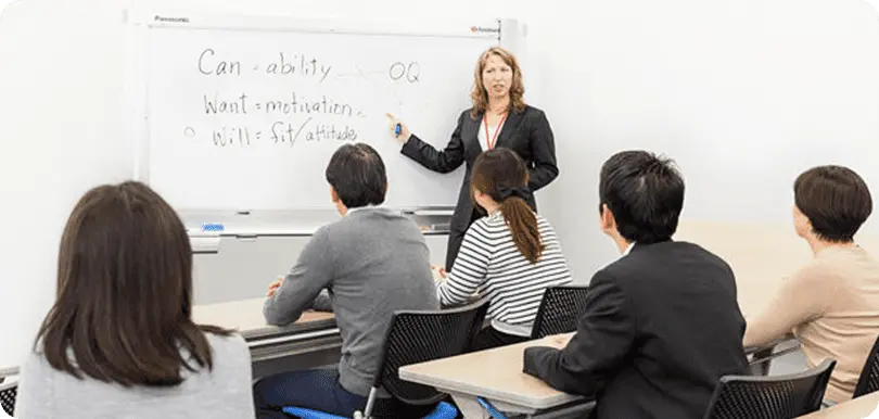 英語によるサポートの例